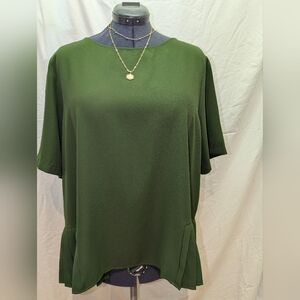 Palm Green tunic dress shirt